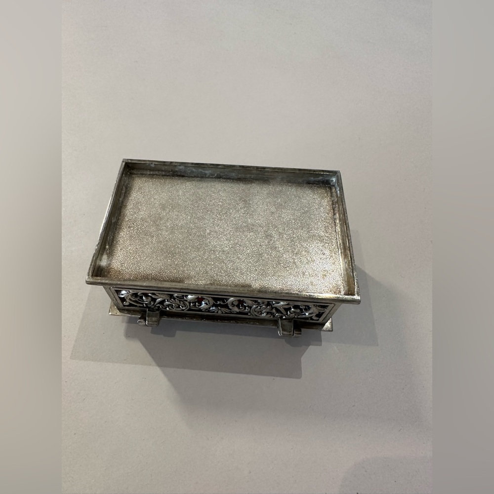 Vintage silver plated jewelry box - Picture 7 of 7